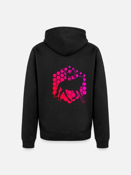 Athletic Discipline Team Vaulting - Unisex Premium Organic Zip Hoodie - black