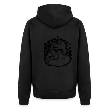 Plongeur Plongeur Plongeur Libre Homme - Veste à capuche bio Premium Unisexe - noir - Dos - Nico (187cm)