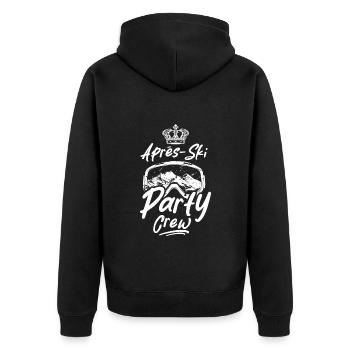 Lunettes de ski After Ski Party Crew - Veste à capuche bio Premium Unisexe - noir - Dos - Nico (187cm)