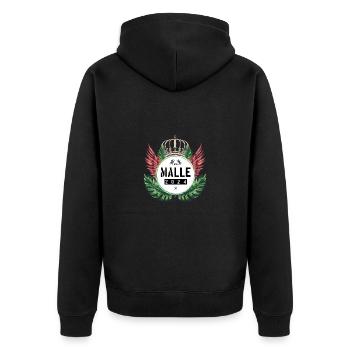 Malle 2024 Team - Unisex Premium Organic Zip Hoodie - black - Back - Nico (187cm)