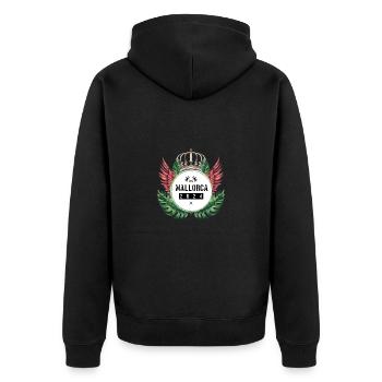 Majorque 2024 Équipe - Veste à capuche bio Premium Unisexe - noir - Dos - Nico (187cm)