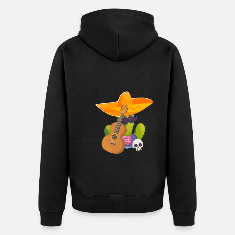 Cactus - Veste à capuche bio Premium Unisexe - noir
