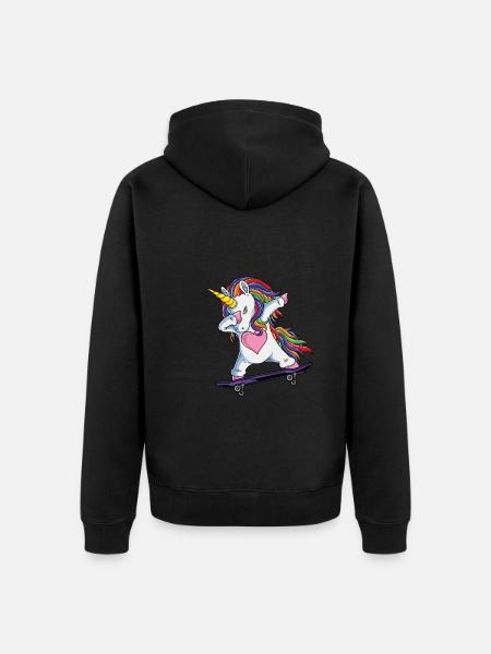 Planchiste - Veste à capuche bio Premium Unisexe - noir