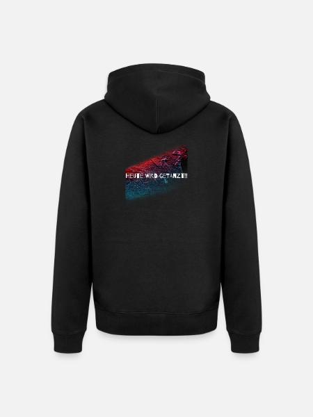 Today is danced,discotheque,dancing,gift - Unisex Premium Organic Zip Hoodie - black