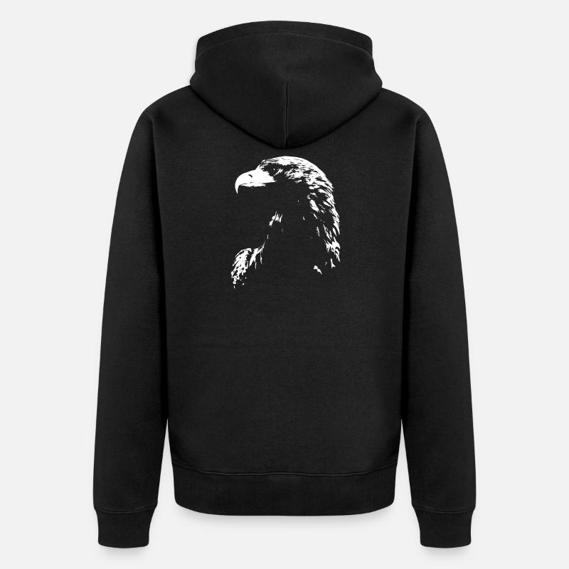 aigle - Veste à capuche bio Premium Unisexe - noir