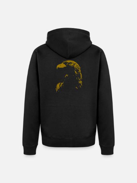 aigle - Veste à capuche bio Premium Unisexe - noir
