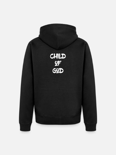Enfant de dieu - Veste à capuche bio Premium Unisexe - noir