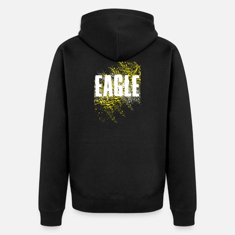 Aigle aigle - Veste à capuche bio Premium Unisexe - noir
