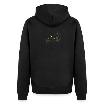Plantes Idées cadeaux jardin jardin jardin hobby design - Veste à capuche bio Premium Unisexe - noir - Dos - Nico (187cm)