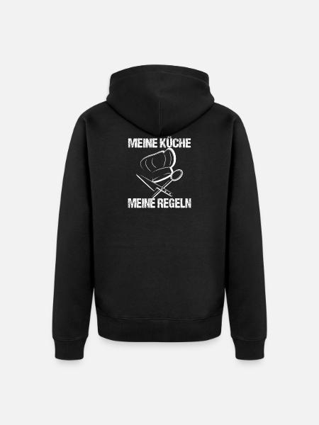 Koch - Unisex Premium Bio Zip Hoodie - Schwarz