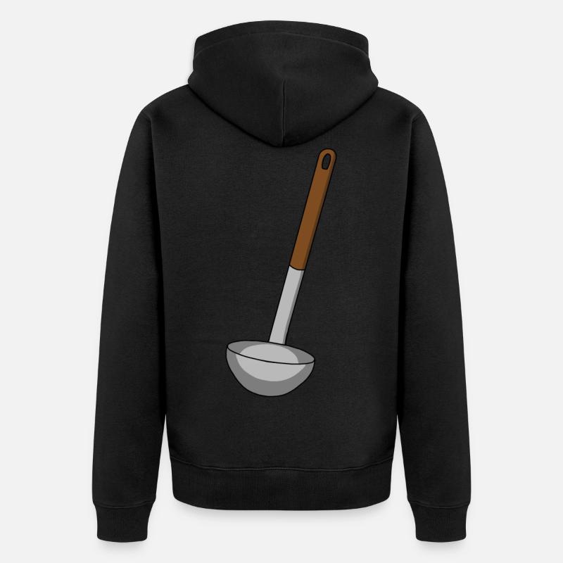 Cuisine cuisine soupe - Veste à capuche bio Premium Unisexe - noir