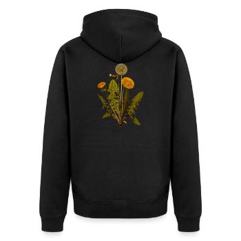 herbes thym romarin persil origan aneth - Veste à capuche bio Premium Unisexe - noir - Dos - Nico (187cm)