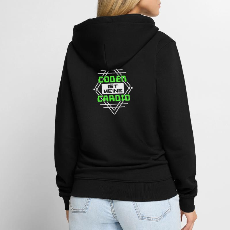 Déclaration de Coden Développeur Computerfreak Scripting Veste à capuche bio Premium Unisexe