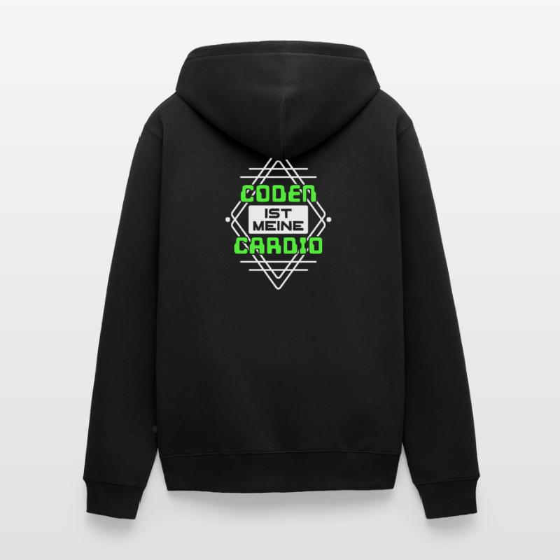 Déclaration de Coden Développeur Computerfreak Scripting Veste à capuche bio Premium Unisexe