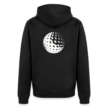 golf - Veste à capuche bio Premium Unisexe - noir - Dos - Nico (187cm)