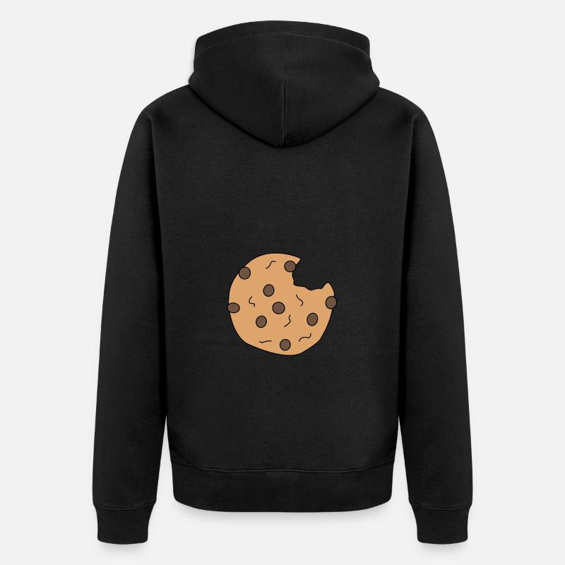 Biscuits - Veste à capuche bio Premium Unisexe - noir