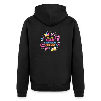 Costume de carnaval Carnaval - Veste à capuche bio Premium Unisexe - noir - Dos - Nico (187cm)
