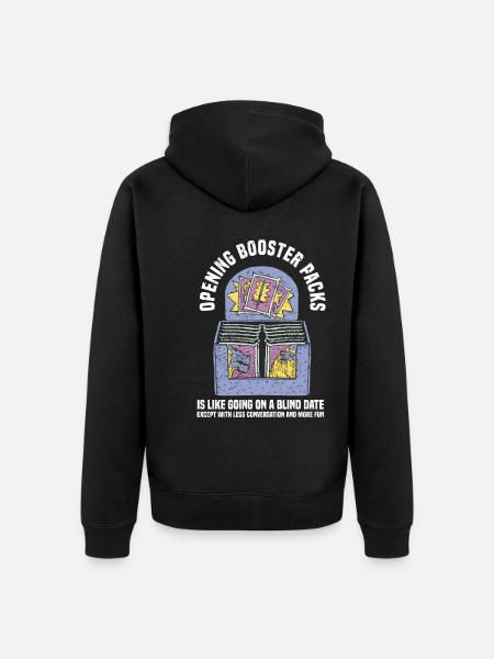 Trading Cards - Unisex Premium Bio Zip Hoodie - Schwarz