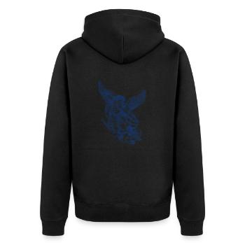 Michael Archange Saint Christian Angels Saint SNK - Veste à capuche bio Premium Unisexe - noir - Dos - Nico (187cm)