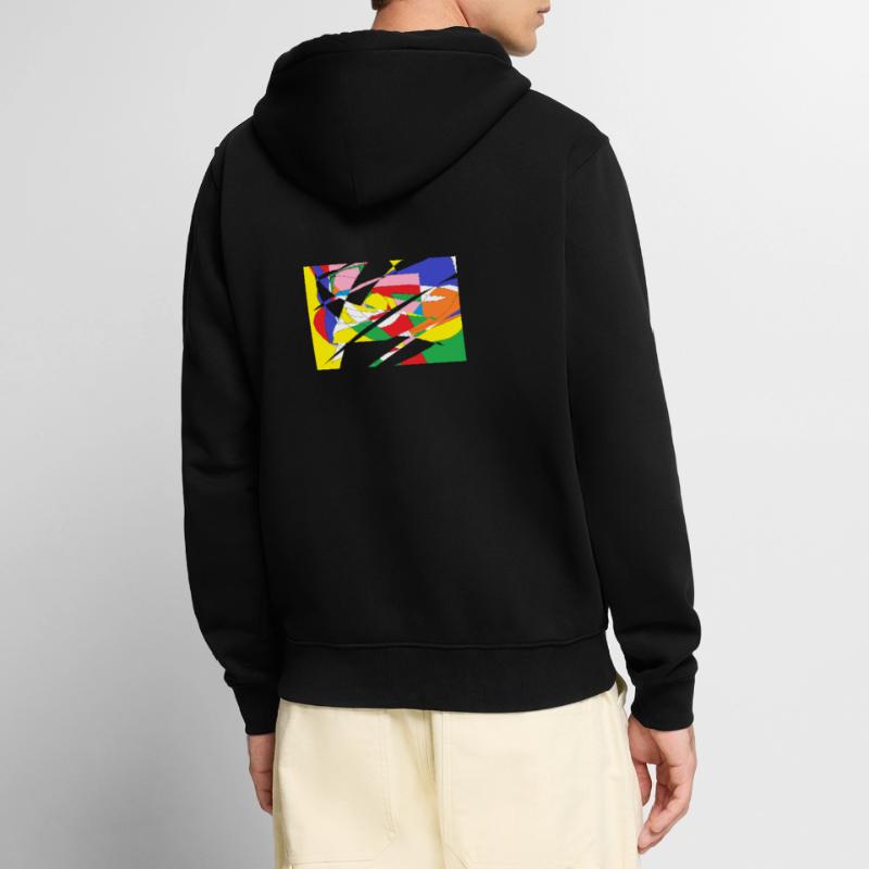 Pattern Unisex Premium Organic Zip Hoodie