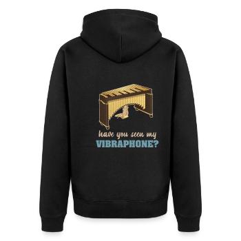 Instrument de musique Vibraphone Musiciens Musique - Veste à capuche bio Premium Unisexe - noir - Dos - Nico (187cm)
