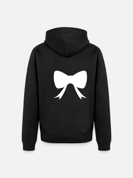 Loop Shape Icon - Unisex Premium Organic Zip Hoodie - black