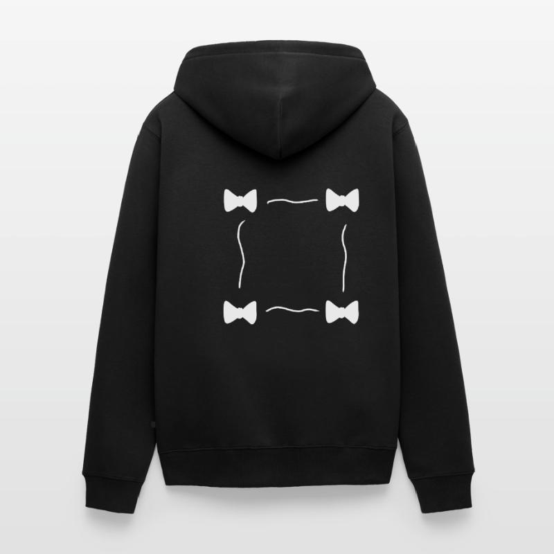 Four Loops Loop Symbol Frame Unisex Premium Organic Zip Hoodie