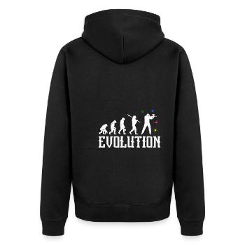 Paintballer Evolution Paintball - Veste à capuche bio Premium Unisexe - noir - Dos - Nico (187cm)