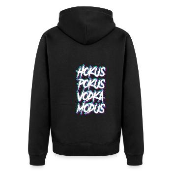 Hokus Pokus Vodka Modus Vodkatrinker Vodka - Veste à capuche bio Premium Unisexe - noir - Dos - Nico (187cm)