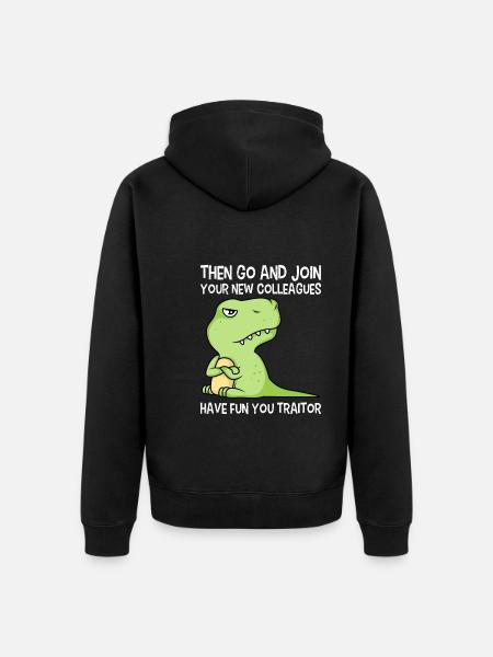 Changement d’emploi Adieu collègue Changement de département - Veste à capuche bio Premium Unisexe - noir