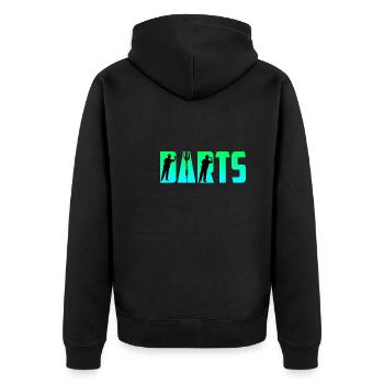 Fléchettes Fléchettes Flèches Fléchettes Accessoires Fléchettes Fléchettes - Veste à capuche bio Premium Unisexe - noir - Dos - Nico (187cm)