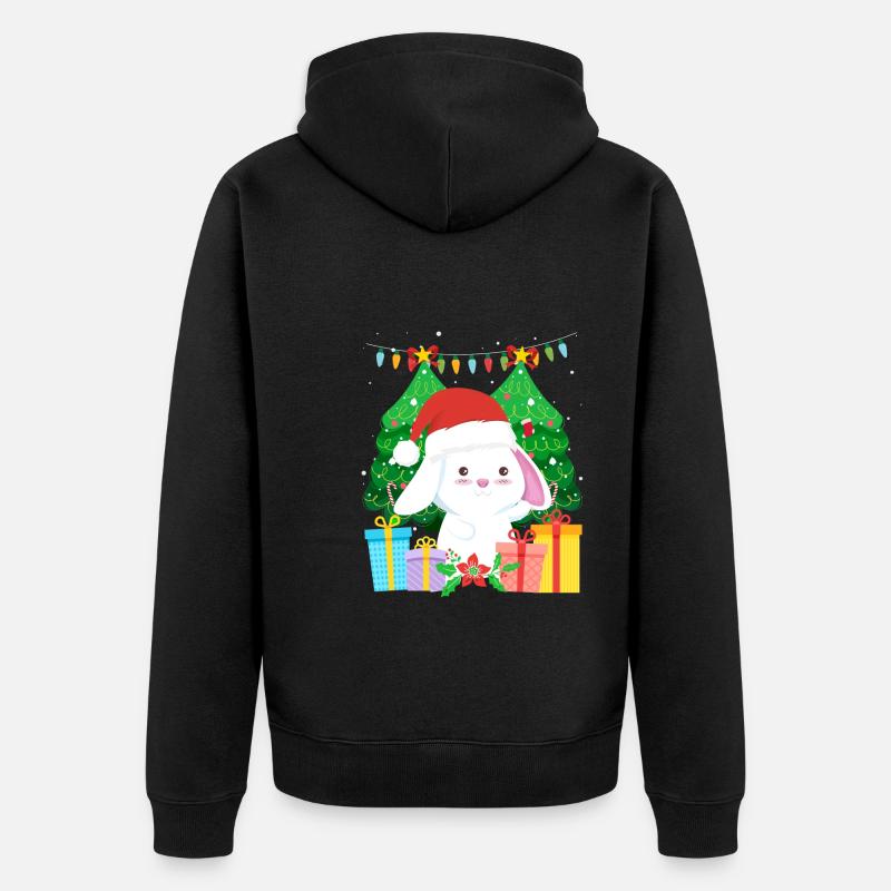 Arbre de Noël mignon Haase - Veste à capuche bio Premium Unisexe - noir