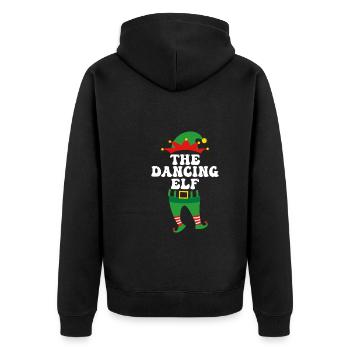 Danse Elfe Danseuse Couple Danse Fille - Veste à capuche bio Premium Unisexe - noir - Dos - Nico (187cm)