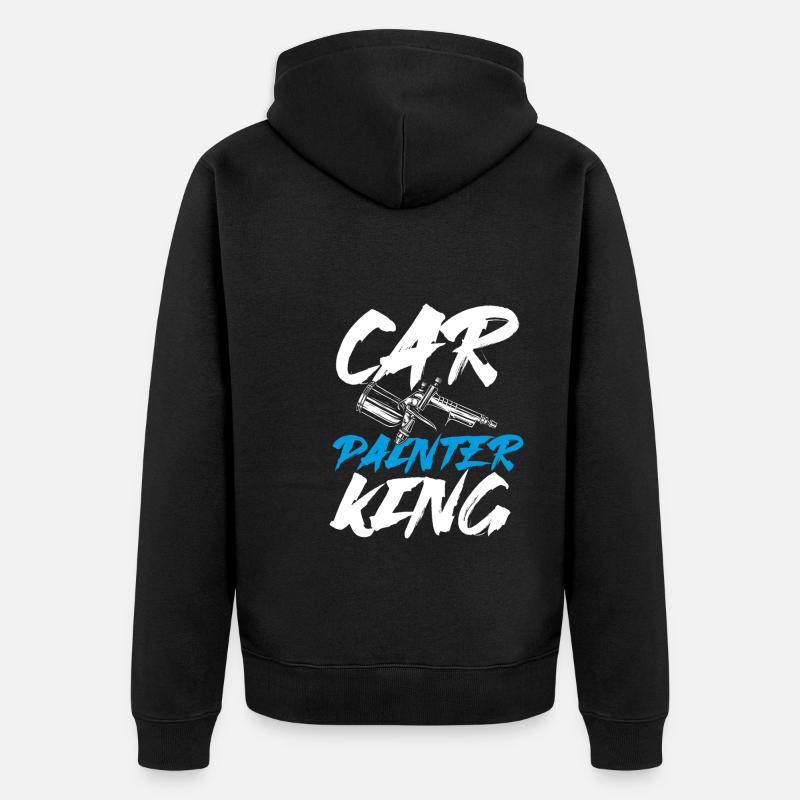 Peintre automobile King - Veste à capuche bio Premium Unisexe - noir