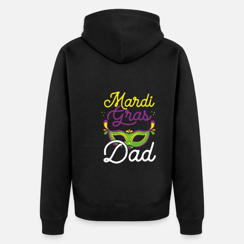 Papa du Carnaval - Veste à capuche bio Premium Unisexe - noir