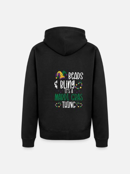 It's a carnival thing - Unisex Premium Organic Zip Hoodie - black