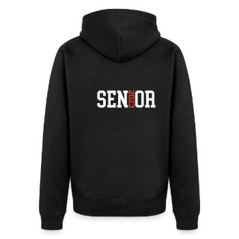 Seniors 2023 - Veste à capuche bio Premium Unisexe - noir - Dos - Nico (187cm)