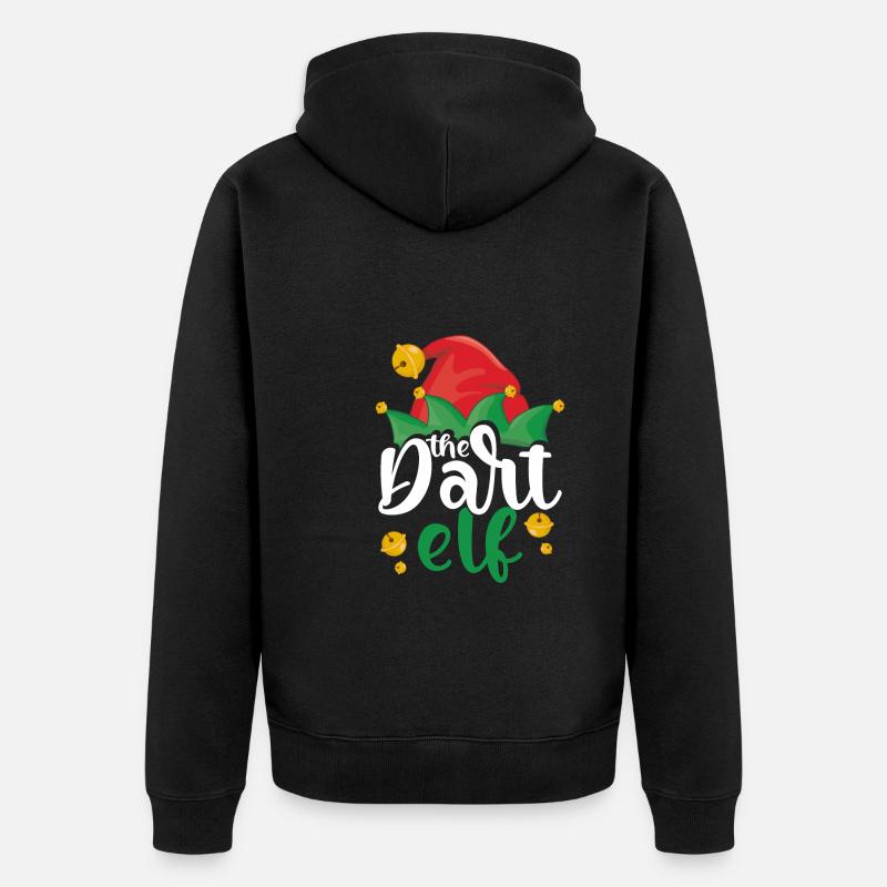L’Elfe fléchette - Veste à capuche bio Premium Unisexe - noir