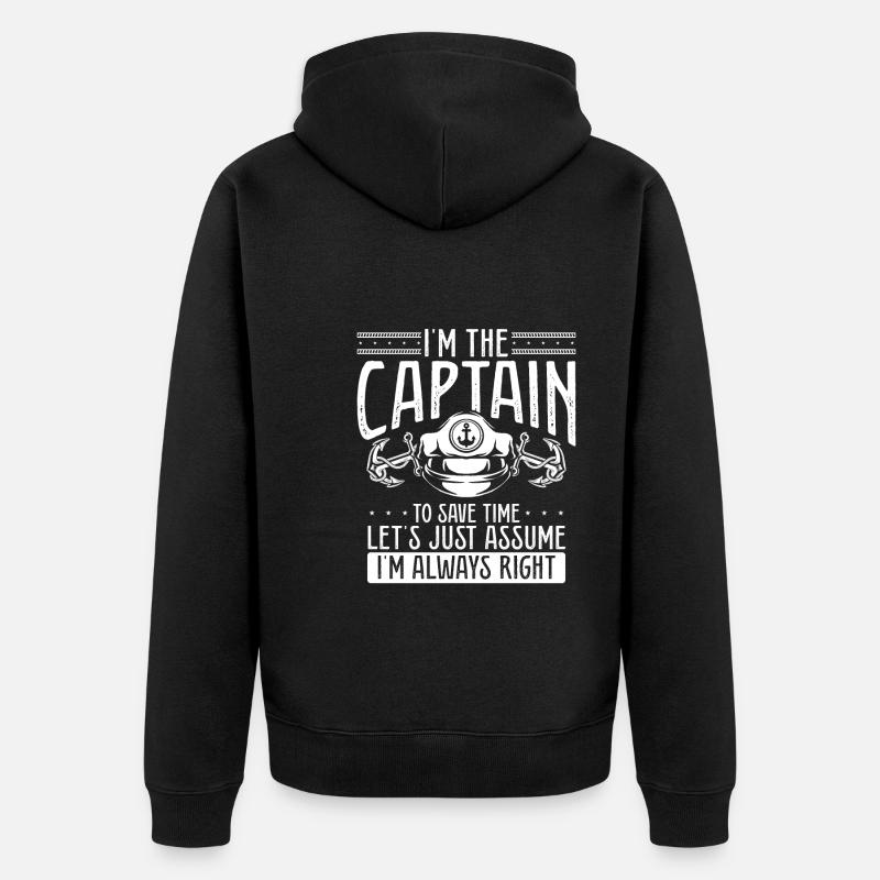 Disons simplement que j’ai toujours - Veste à capuche bio Premium Unisexe - noir