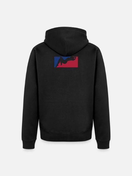 Pin-Up MLB - Unisex Premium Bio Zip Hoodie - Schwarz