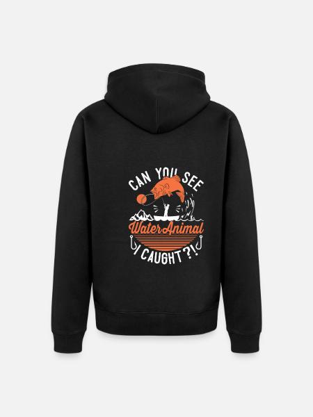 Quel poisson - Veste à capuche bio Premium Unisexe - noir