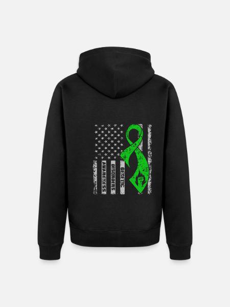 Genetic Disorders Awareness - Unisex Premium Organic Zip Hoodie - black