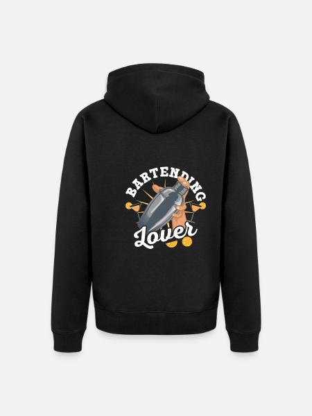 Mixology Enthusiast - Unisex Premium Organic Zip Hoodie - black