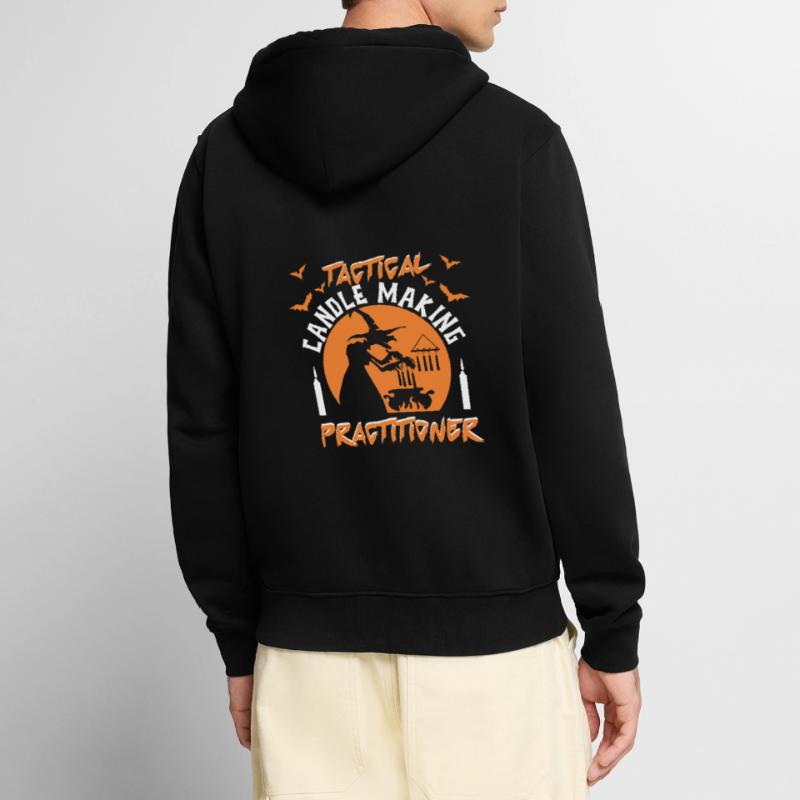 Tactical Candle Making Practitioner Unisex Premium Organic Zip Hoodie