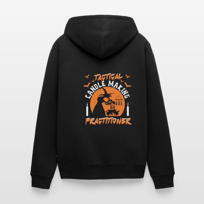 Tactical Candle Making Practitioner Unisex Premium Organic Zip Hoodie