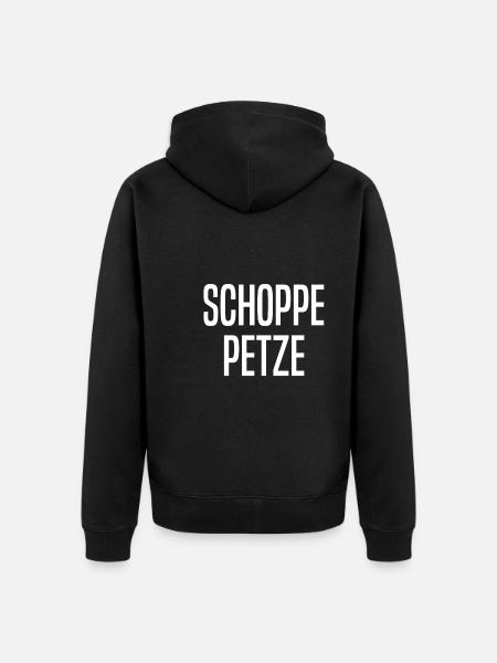 Schoppepetze Hessen Hessian Hessian dialect - Unisex Premium Organic Zip Hoodie - black