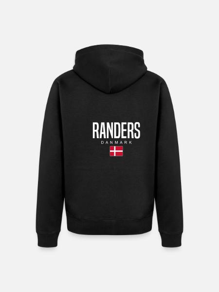 Randers, Denmark - Unisex Premium Organic Zip Hoodie - black
