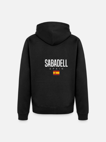 Sabadell, Spain - Unisex Premium Organic Zip Hoodie - black