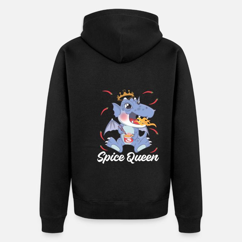Reine des épices - Veste à capuche bio Premium Unisexe - noir