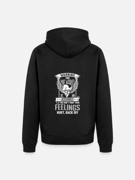 Mining Buddy - Unisex Premium Organic Zip Hoodie - black